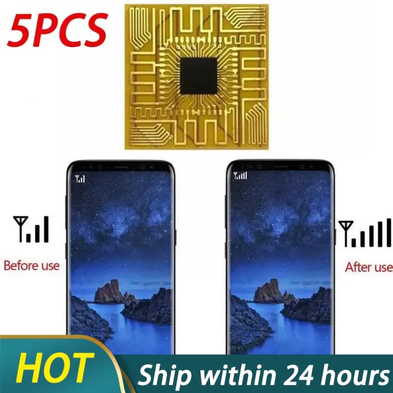 1~5Pcs Transparent Signal Booster Mobile Phone Antenna For 5G 4G Unrsal Signal Amplifier