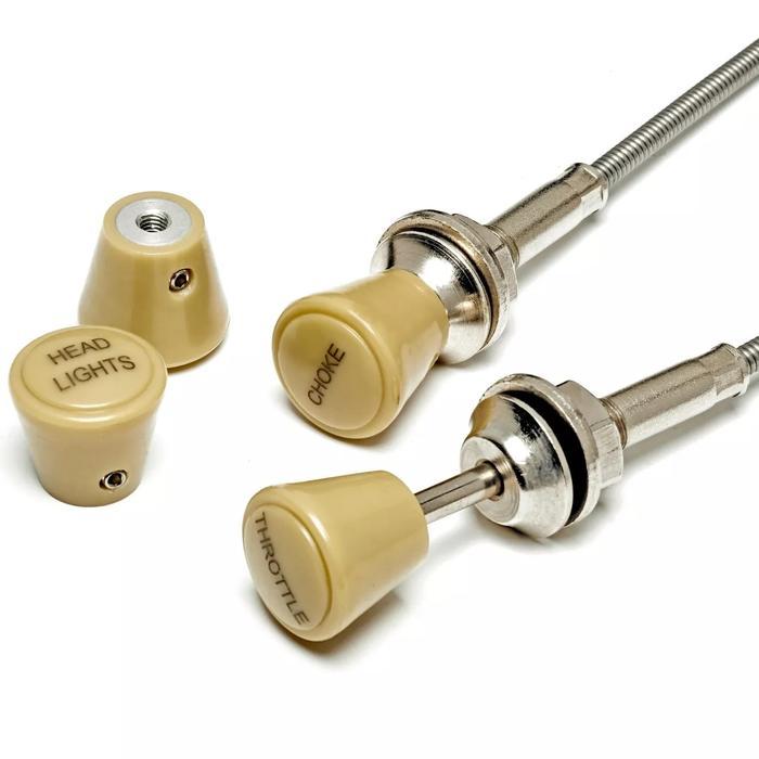 FOR 1946-1948 PLYMOUTH P15 SEDAN WAGON CONVERTIBLE NEW DASH KNOB COMPLETE SET