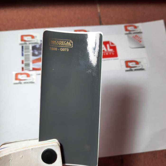 "New" Sticker Dark Grey Abu tua Glossy Doff Maxdecal 7500 G073 M073