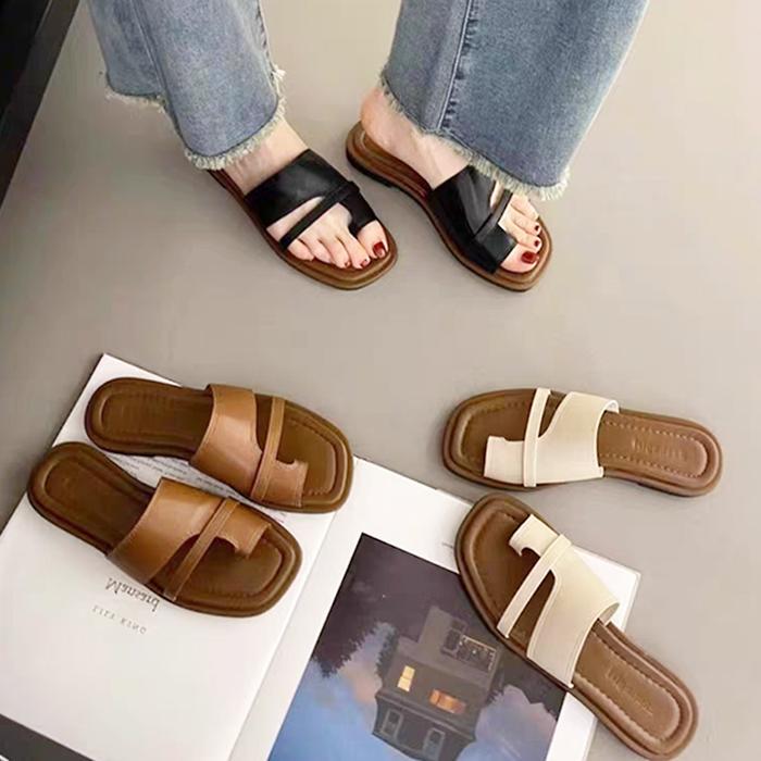 Sandal Teplek Wanita - Sandal Teplek Empuk - Sandal Jepit Wanita - Sandal Elegan Simple