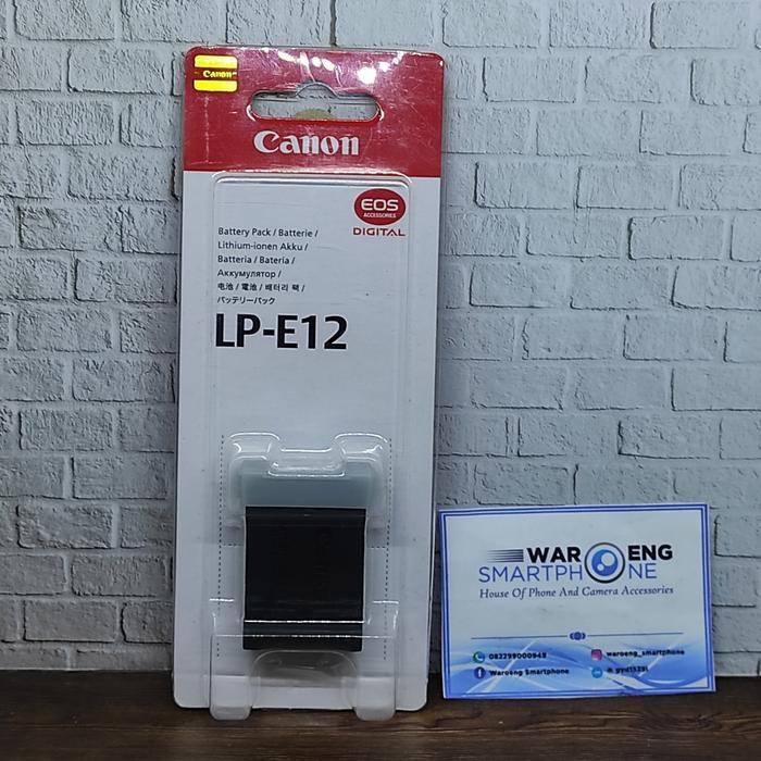 Baterai Canon LP E12 Untuk Canon M2 M10 M100