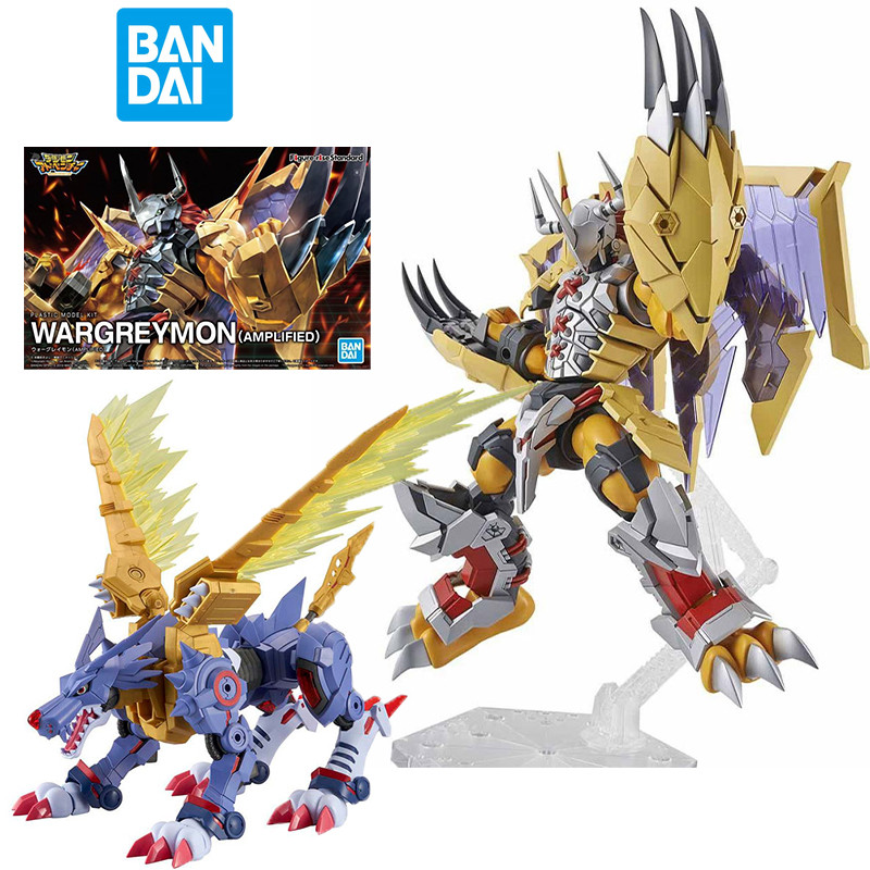 Bandai Figure-rise Standard Amplified Digimon Anime Model Metal Garurumon Action Figure WarGreymon