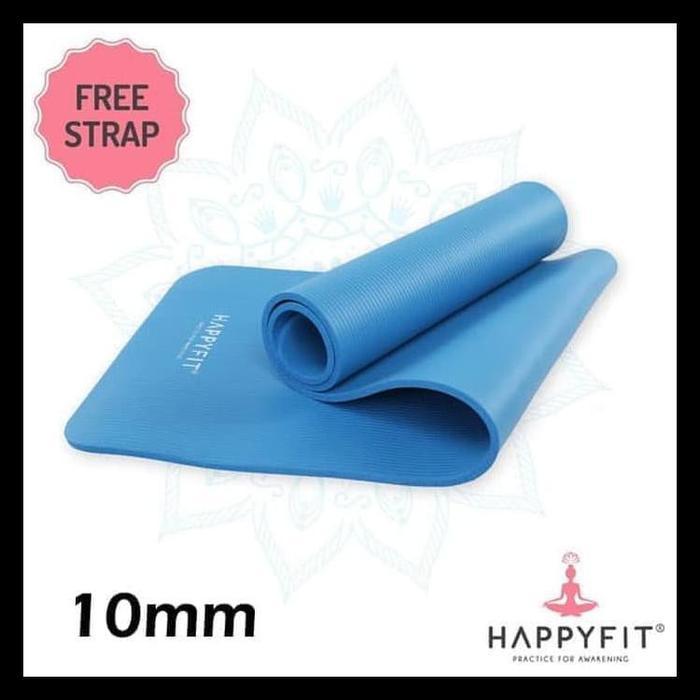 BIG SALE MATRAS YOGA HAPPYFIT NBR 10MM YOGA MATS MATRAS SENAM TEBAL 10