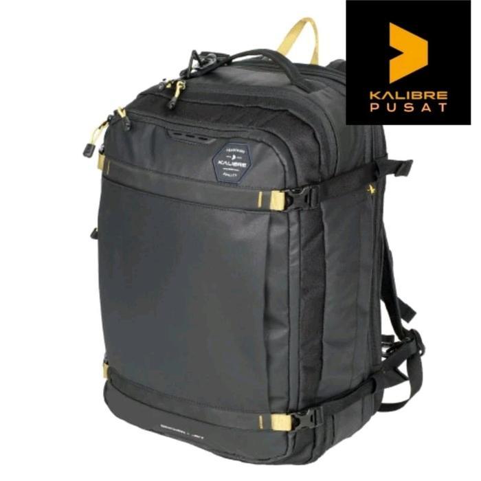 BACKPACK KALIBRE DOCKER JET 28L HITAM ORIGINAL TAS RANSEL LAPTOP MULTIFUNGSI 3 IN 1 TAS PUNGGUNG