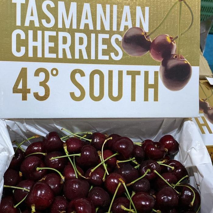 Tasmania Cherry 43 South. Cherry Hampers Cny. Imlek. Bagus Fresh Segar
