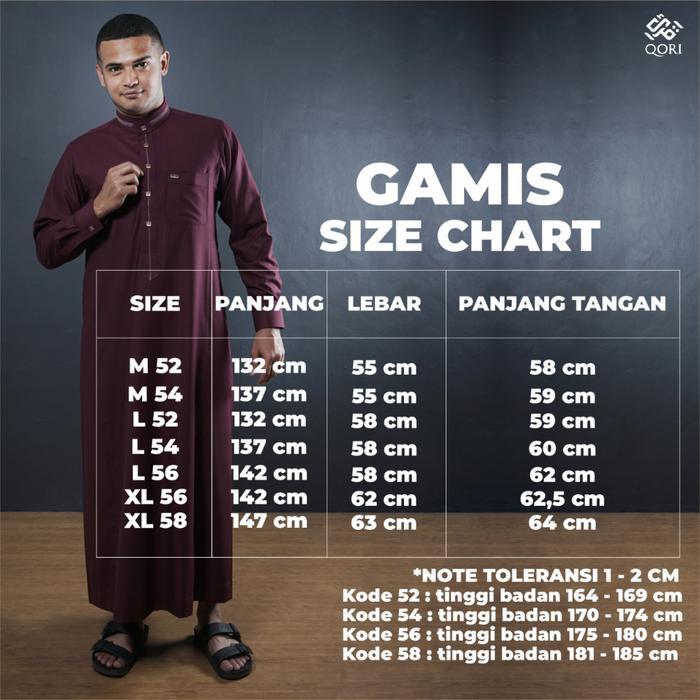 Qori Apparel Jubah / Gamis Premium Labid (Lengan Manset) Lab-2 Big Size