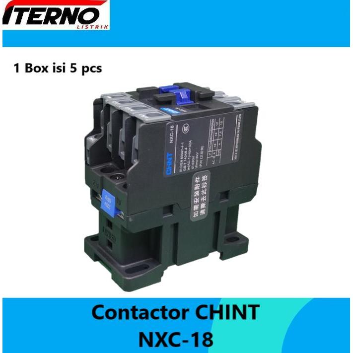 KONTAKTOR CONTACTOR CHINT NXC-18 NXC18 220V