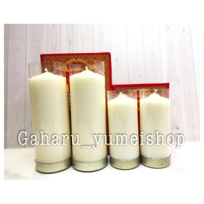 Lilin Kati Putih Naga 1/2Kati Dan 1Kati