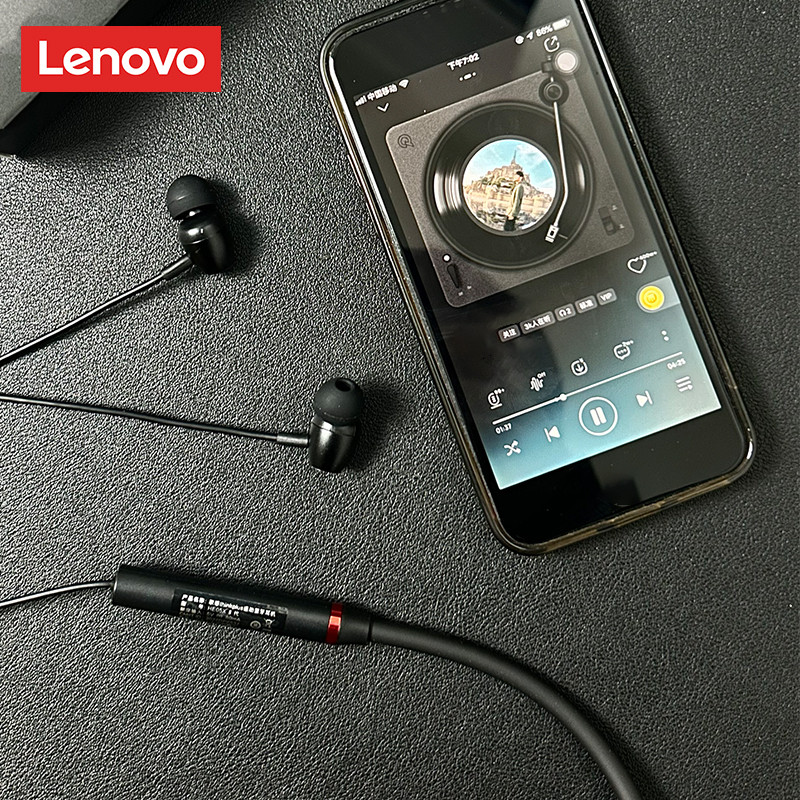 Original Lenovo HE05X Pro Bluetooth Sports Neckband Earphones HiFi Stereo Sound Music Headphone Long