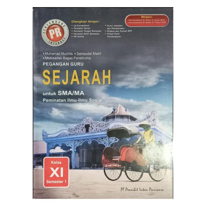 TERLARIS Buku PR Pegangan Guru Sejarah peminatan IPS 11 SMA Intan Pariwara READY STOCK