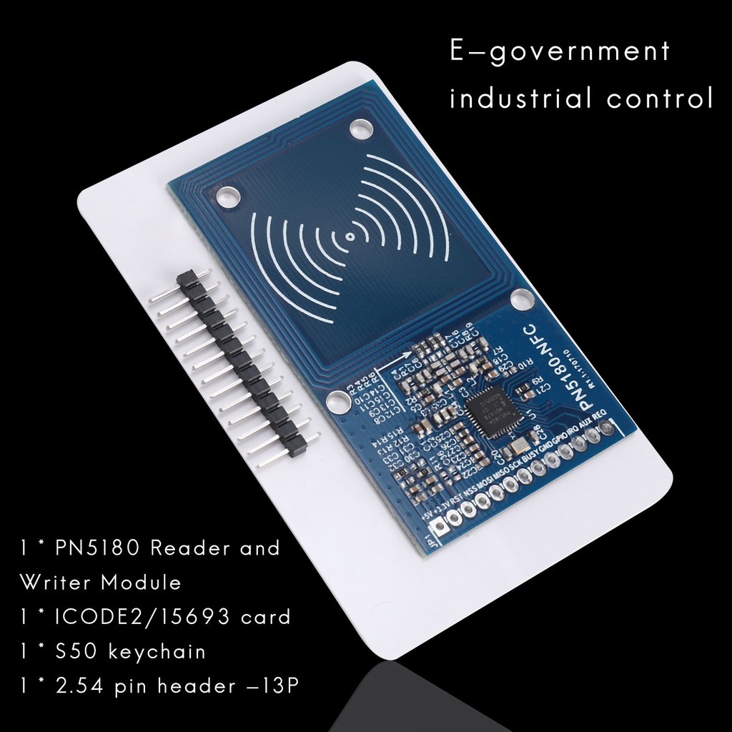 ABKN-Pn5180 Nfc Rf Sensor Iso15693 Rfid High Frequency Ic Card Icode2 Reader Writer