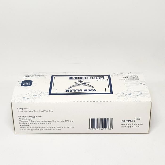 MNTB VANILI GARUDA VANILLIN 1 DUS (2G/PCS) - BAHAN PERISA BAKING KUE