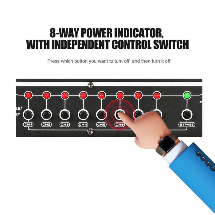 "New" NEW BAXS Manajer listrik SR-328S 40 Amp power controller 8-channel audio time system power is