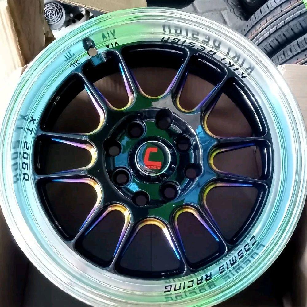 Velg Mobil Racing Cosmis by JF Luxury Racing L15 Ring 15 Baru Ori