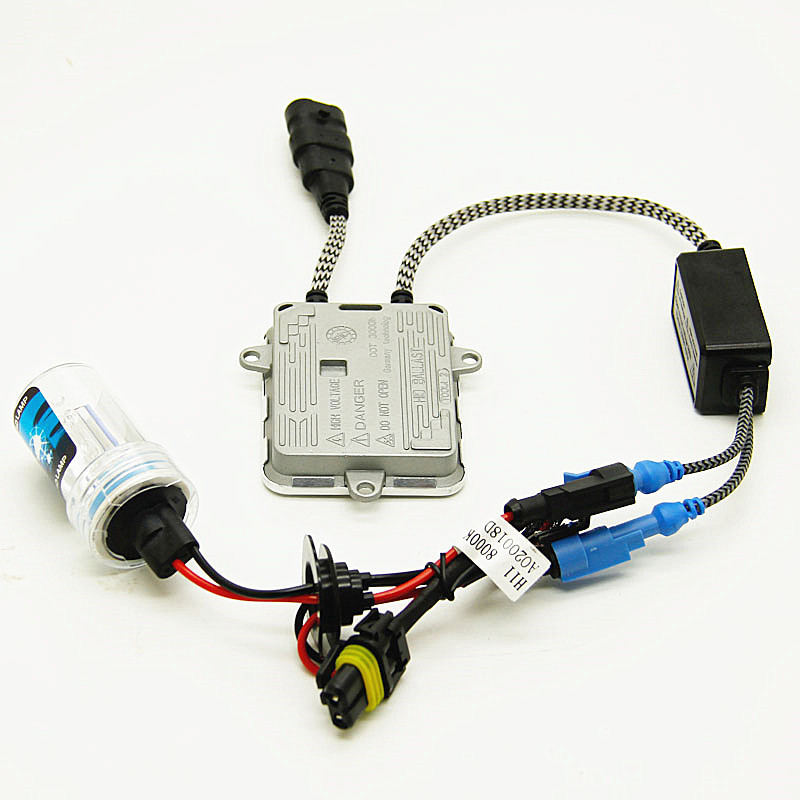 1 kit car xenon 55w 880 881 h7 h11 9005 9006 h1 h3 55w car hid xenon headlight for 12v auto xenon