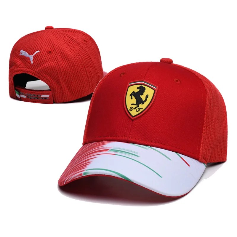 Outdoor Summer Sport Hat Baseball Cap Adjustable Casual Sunscreen Hat For Ferrari 488 Roma LaFerrari