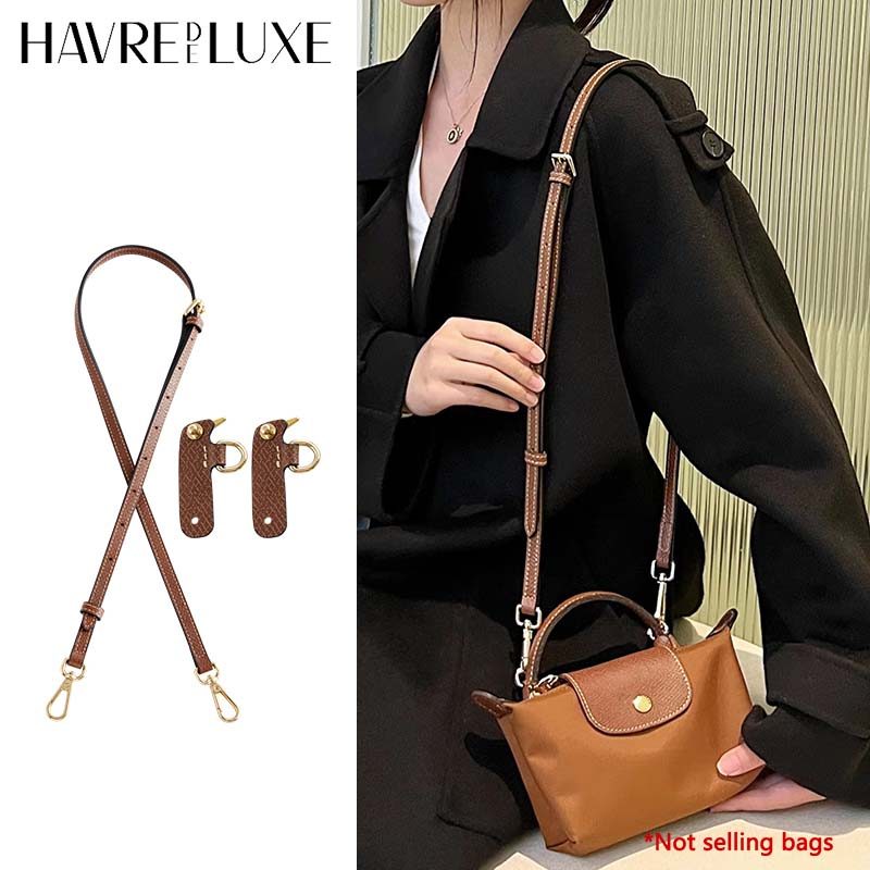 Shoulder strap mini crossbody bag for Longchamp mini no punching modification accessories