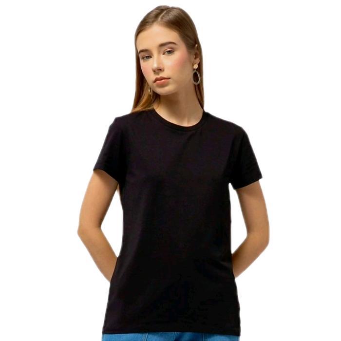 Mba My Blank Apparel Kaos Basic Polos Wanita Lengan Pendek Katun Combed 24S Premium Atasan T-Shirt