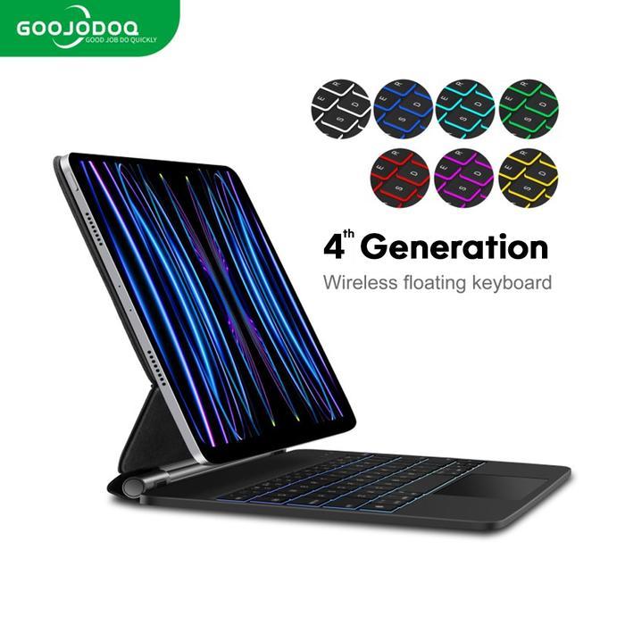 Goojodoq Magic 4 Keyboard Case For Ipad Air 4 / 5 Pro 11" Ada Layar