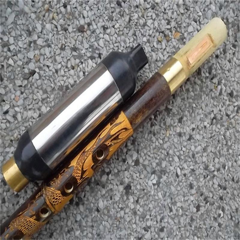 Natural Purple Bamboo Vertical Playing Bawu Flute F/G Key Flauta Bawu Detachable Bau Chinese Dragon