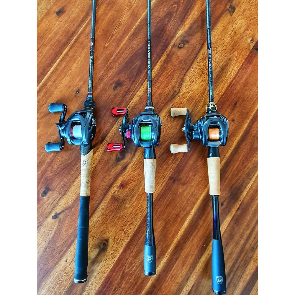 Kyorim TRUNCHEON BASS ROD,Japan TORAYCAR CARBON Fiber,FUJI SIC GUIDE, TVS ECS REEL SEAT,2 Sections