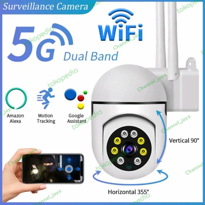 New iP Camera Cctv 8MP Colorvu Malam Berwarna Wireless Outdoor