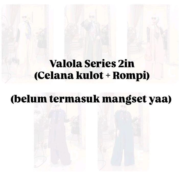 Valola Series Set Celana Kulot Dan Rompi Baenetta
