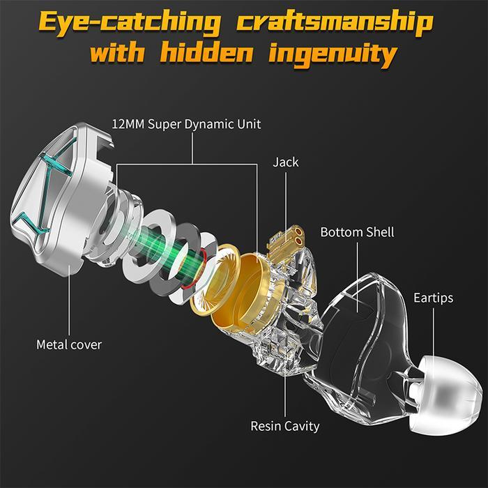 KZ ESX 10th anniversary BassHead Earphone with Mic - Garansi Resmi