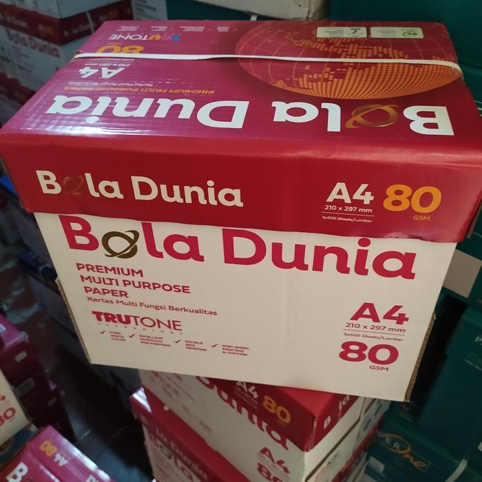 Kertas A4.80 Bola Dunia
