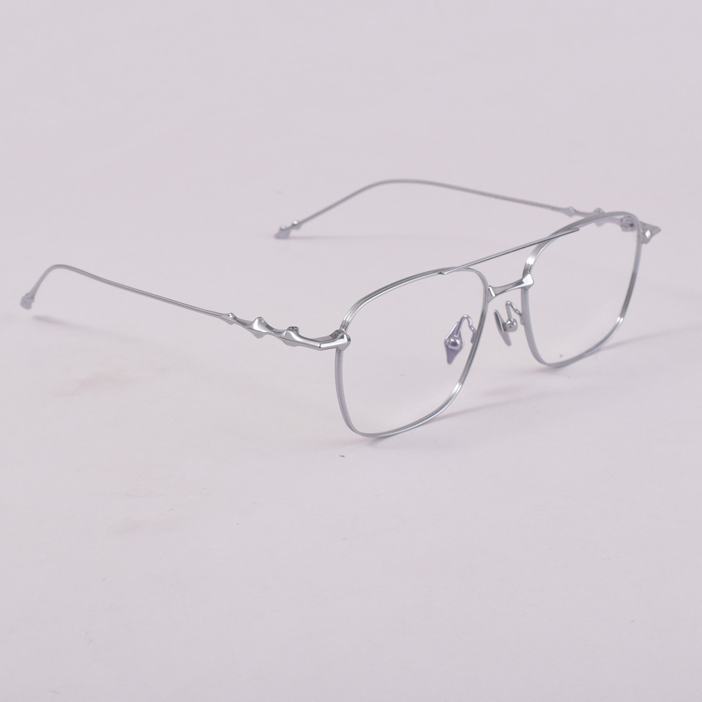 GENTLE ICC Titanium Ultra Light Glasses Frame Women Men Sqaure Optical Glasses BOLD