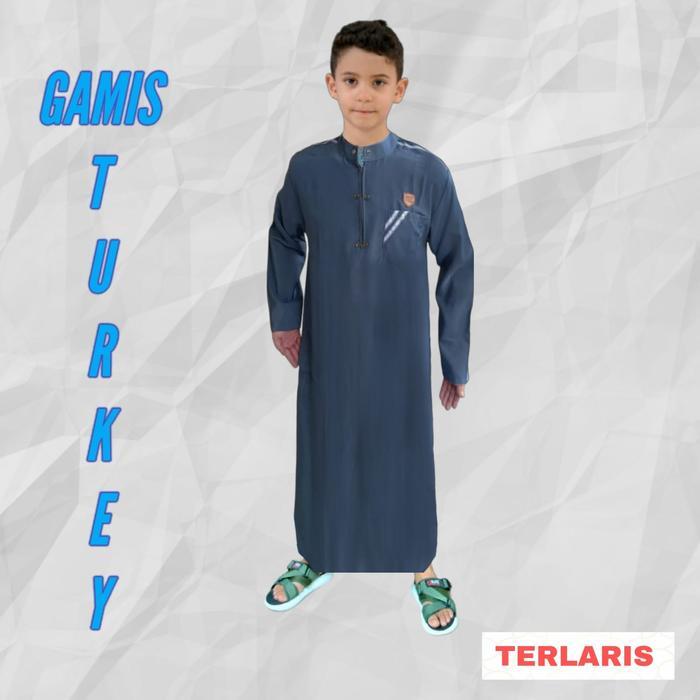 AR-RIZQI/GAMIS ANAK LAKI LAKI/JUBAH ANAK TK,SD,SMP/BAJU MUSLIM ANAK PREMIUM MOTIF PANJANG PRIA KOKO