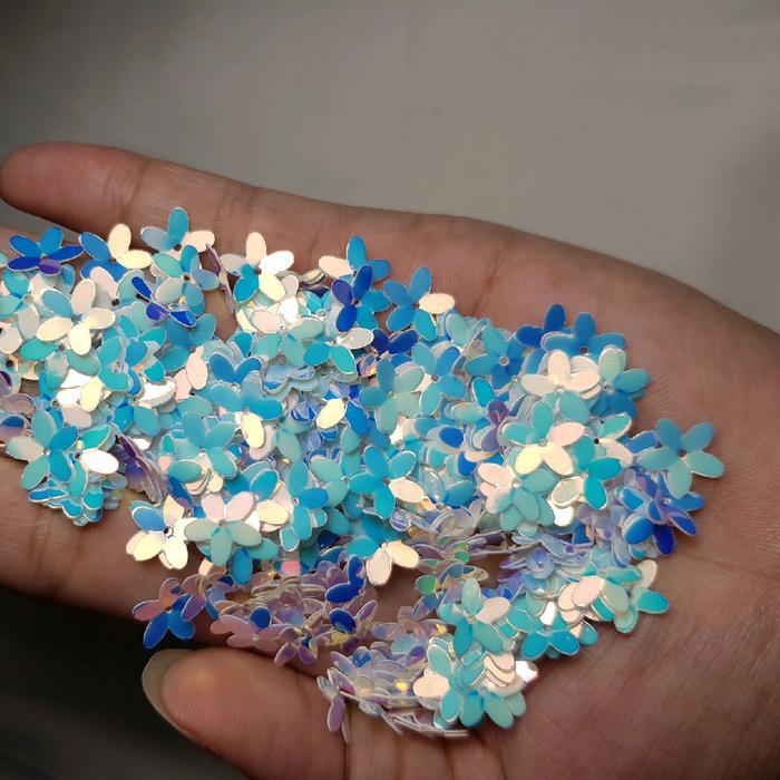 "New" RAMBOCI kembang, payet piringan, sequin payet ramboci pelangi