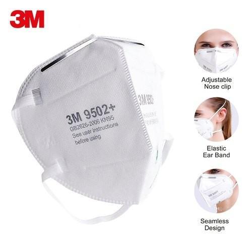 3M 9502+ Masker N95 Particulate Respirator - 1 Box isi 50 masker