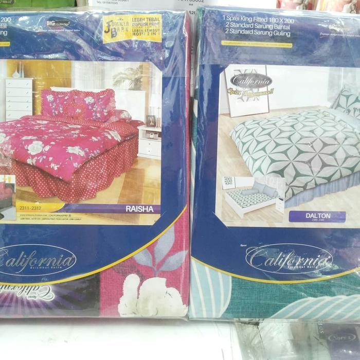 Sprei California ukuran 180 X 200 Sprei Katun California