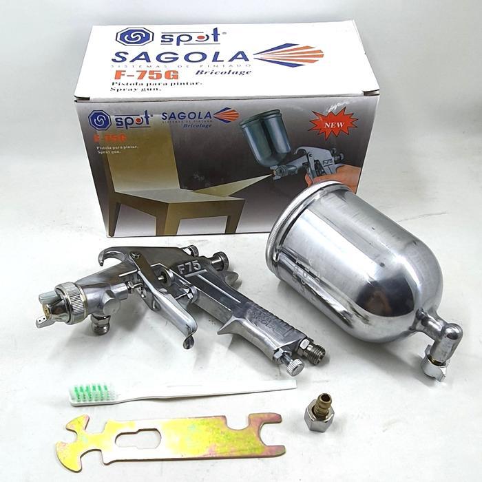 SPRAY GUN SPOT F-75G TABUNG ATAS / ALAT SEMPROT CAT