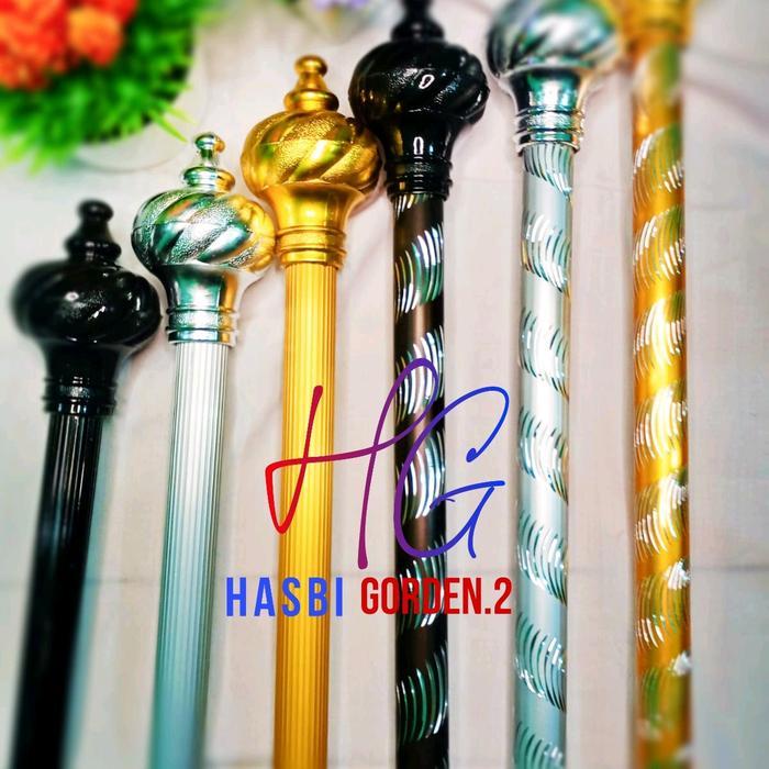 Besi gorden batang gordeng tiang korden rollet full set