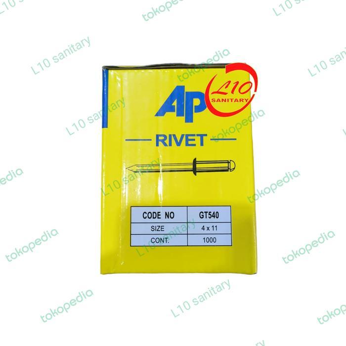 "New" Paku Rivet AP 540 ( 4mm x 11mm ) Paku Ripet MURAH AP 540