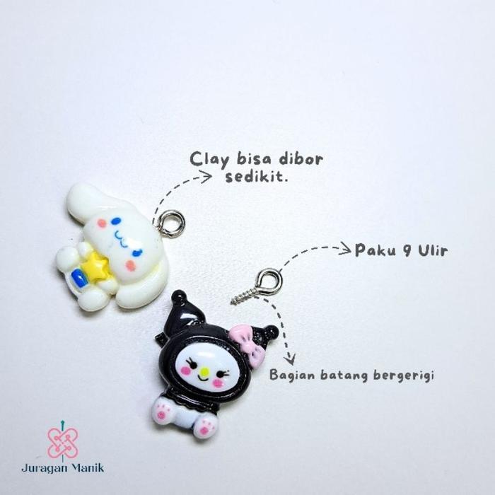 "New" 50pcs SEKRUP ULIR - PAKU 9 ULIR - SKRUP CLAY RESIN - PAKU SEKRUP CLAY