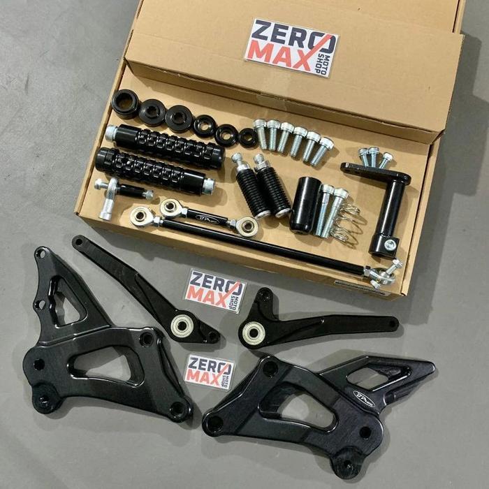 STEP UNDERBONE FOOTSTEP RACING BPRO HITAM 3D NINJA SS ZX 150 ZX150