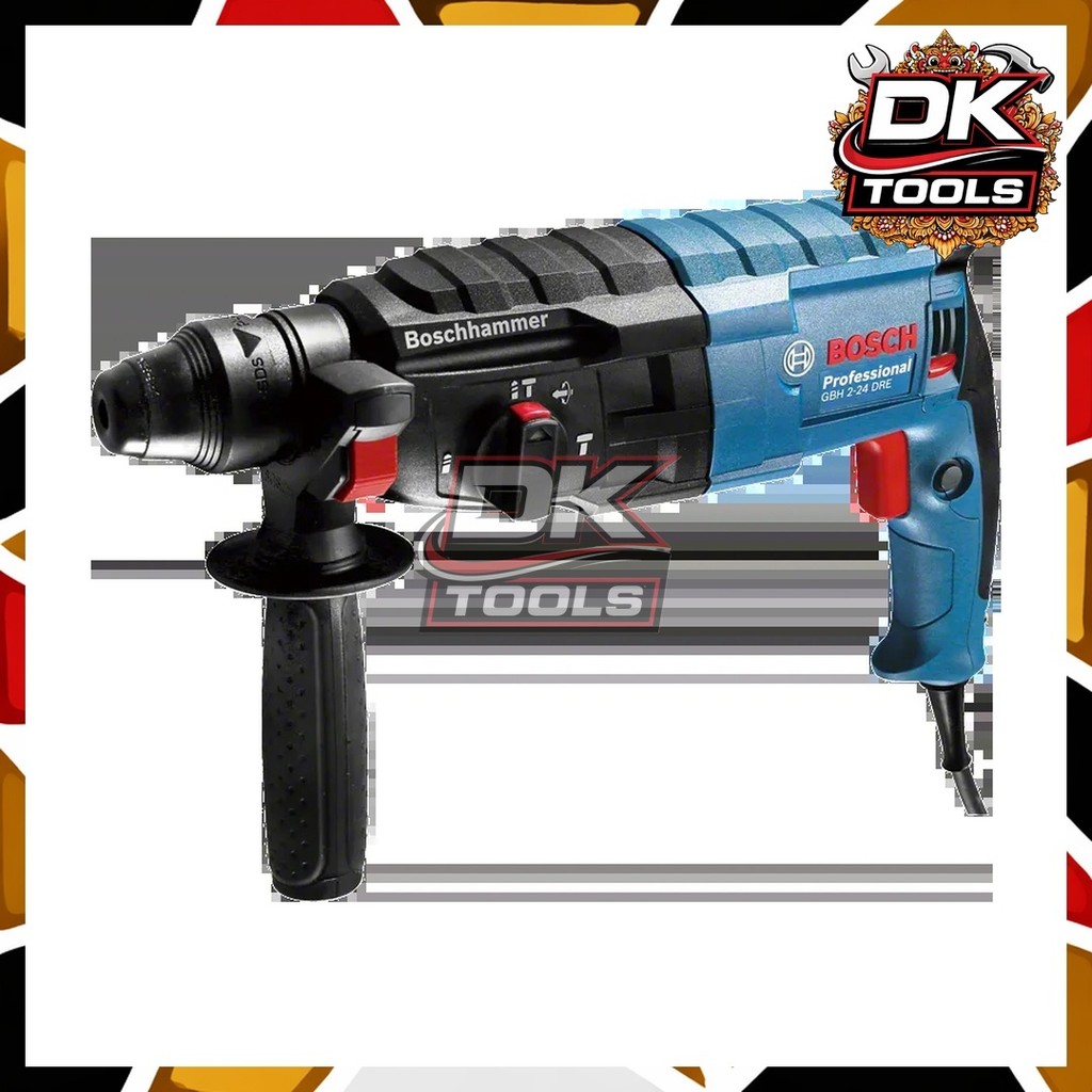 Bosch Hammer Drill  Bor Bobok  Beton 24mm  GBH 2-24 DRE SDS Plus - Mesin Bor Bobok Beton GBH 2-24 Bo