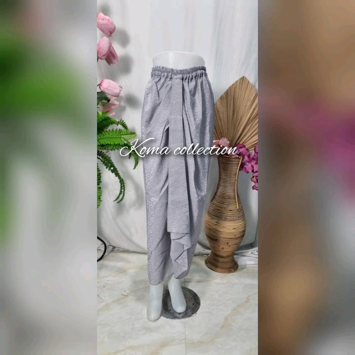 s7 Rok Batik Lilit polos dobi instan / rok rumbai / rok tinggal pake / rok instan kondangan / rok