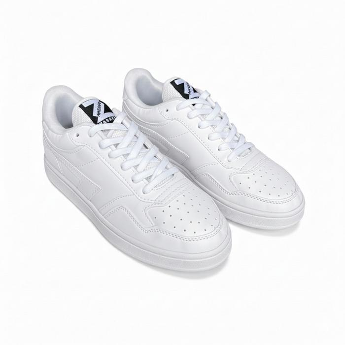 Aerostreet - Sepatu Sneakers Ameung Off White Pria Wanita Casual Shoes Snekers Black