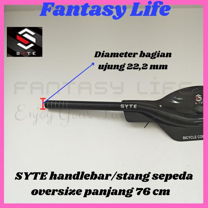Fantasy Stang handlebar SYTE Toxicron panjang 76 cm alloy sepeda MTB Federal