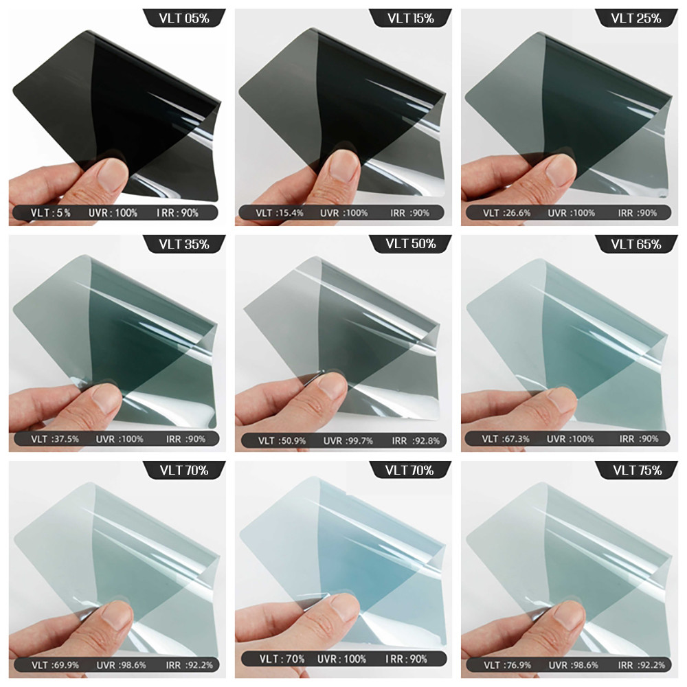 72/76/80/90/100cm x 152cm IR100% 2 MIL Hd Nano ceramic film Car and Home window Tint multi-light VLT