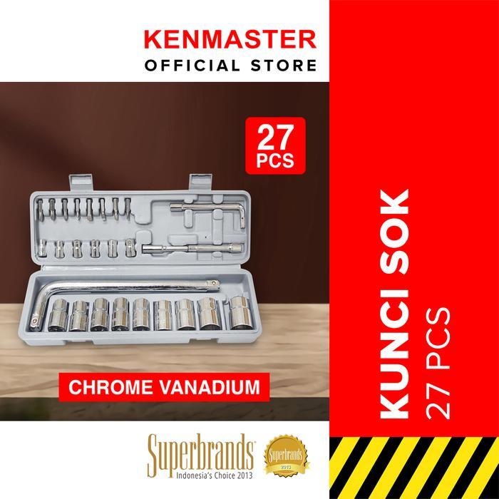 Sherlock - Kunci Sok 27 Pcs - Kunci Sok Socket Kunci Set Motor - Kcso076