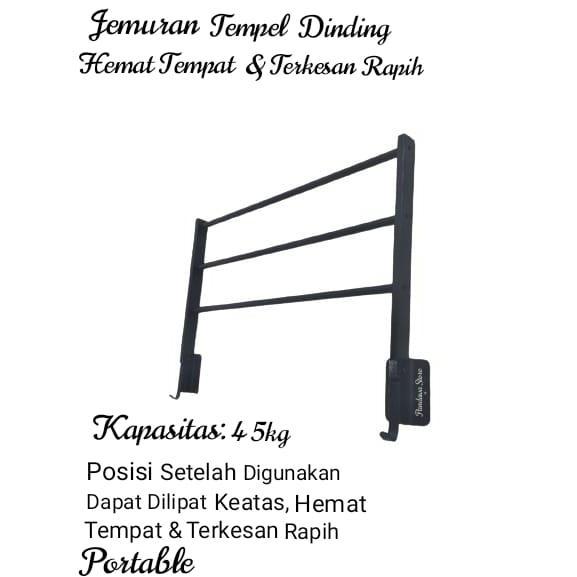jemuran baju / Jemuran Dinding Jemuran Lipat Jemuran Besi Anti Karat