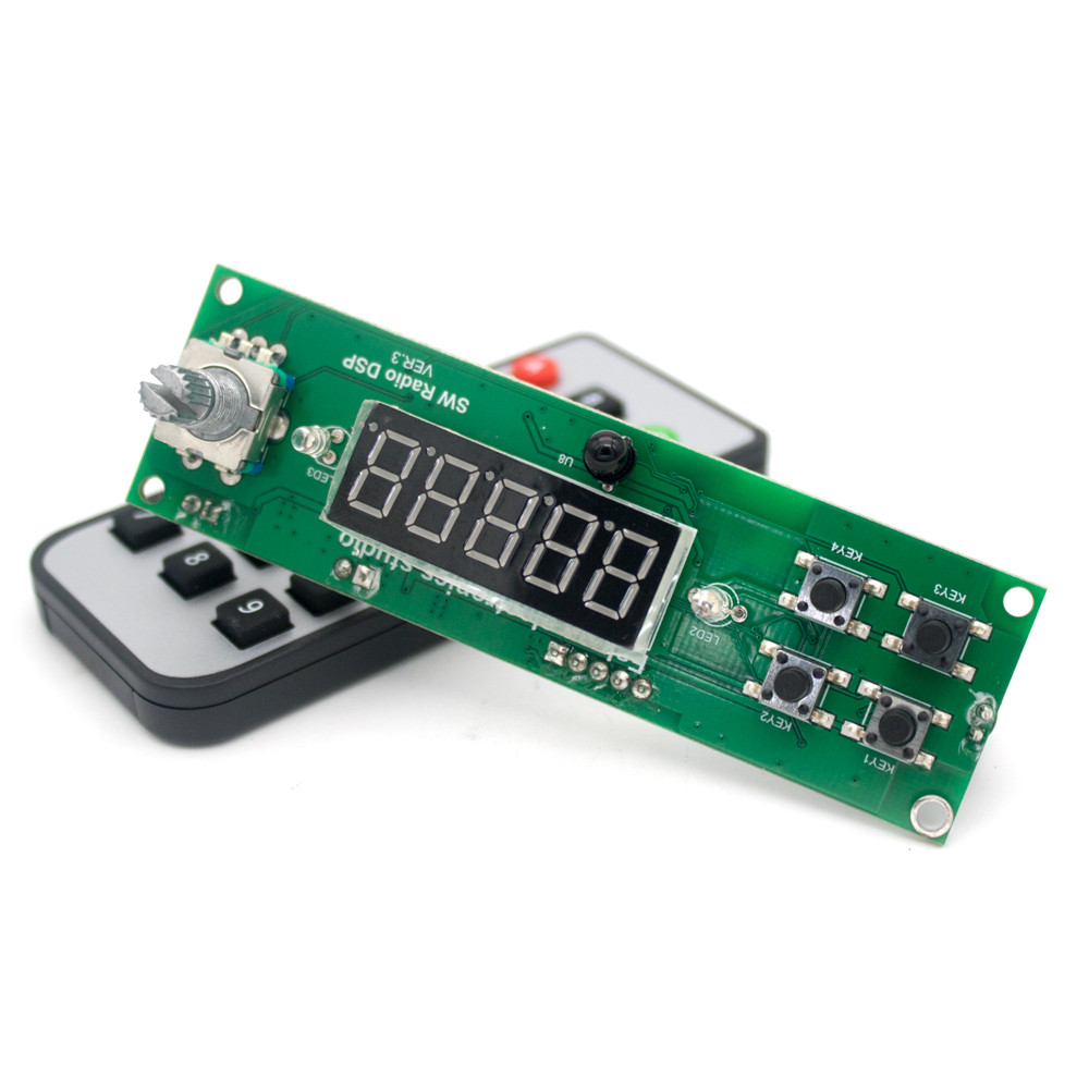 64-108MHZ SHORT-WAVE FM RADIO RECEIVER DIGITAL DSP AUDIO SIGNAL RECEIVING MODULE SW FM STEREO LED