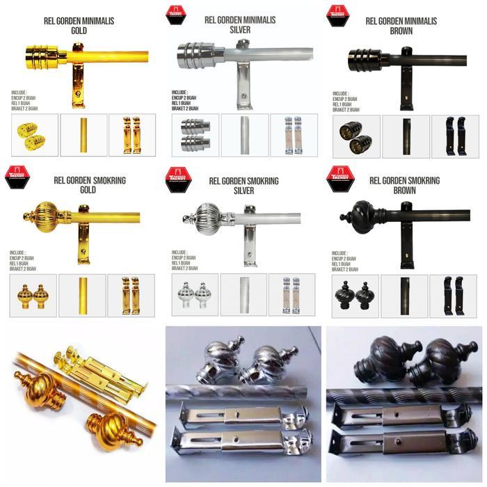 Batang Gorden Minimalis/Besi Gorden/L.100~150~200 Cm