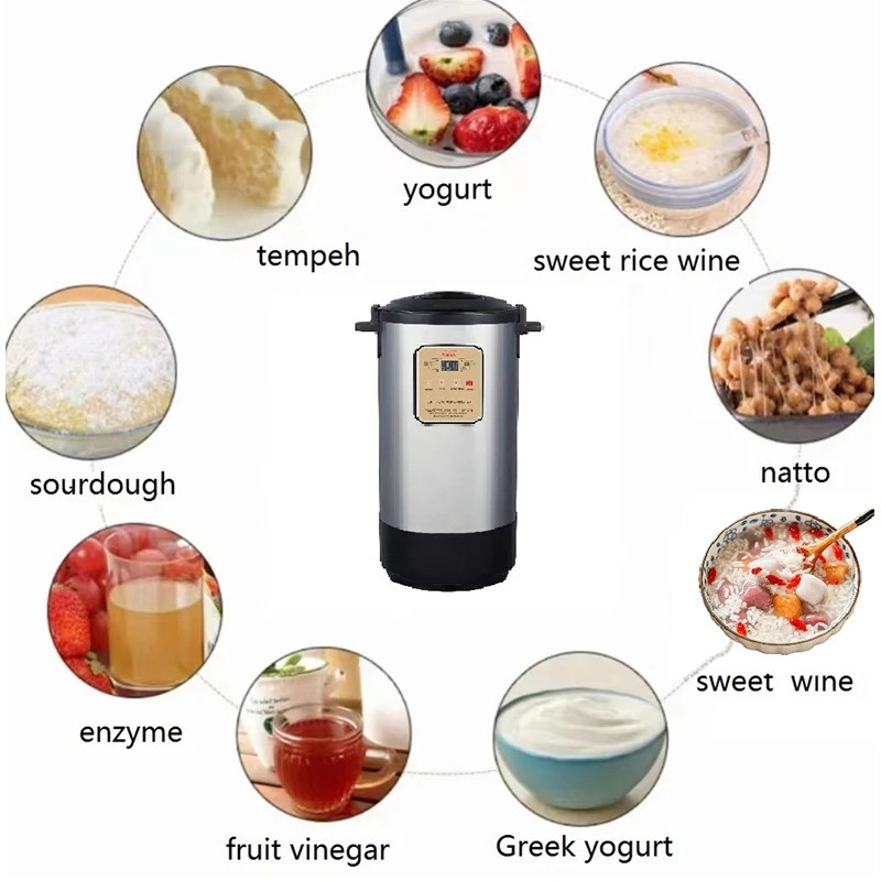 Yoghurt Maker, Commercial Fully Automatic 12-litre High-Capacity Yoghurt Maker, Smoothie & Sweet