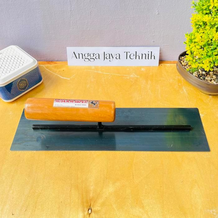 "New" Raskam atau Roskam plat baja 35cm ( alat acian tembok )
